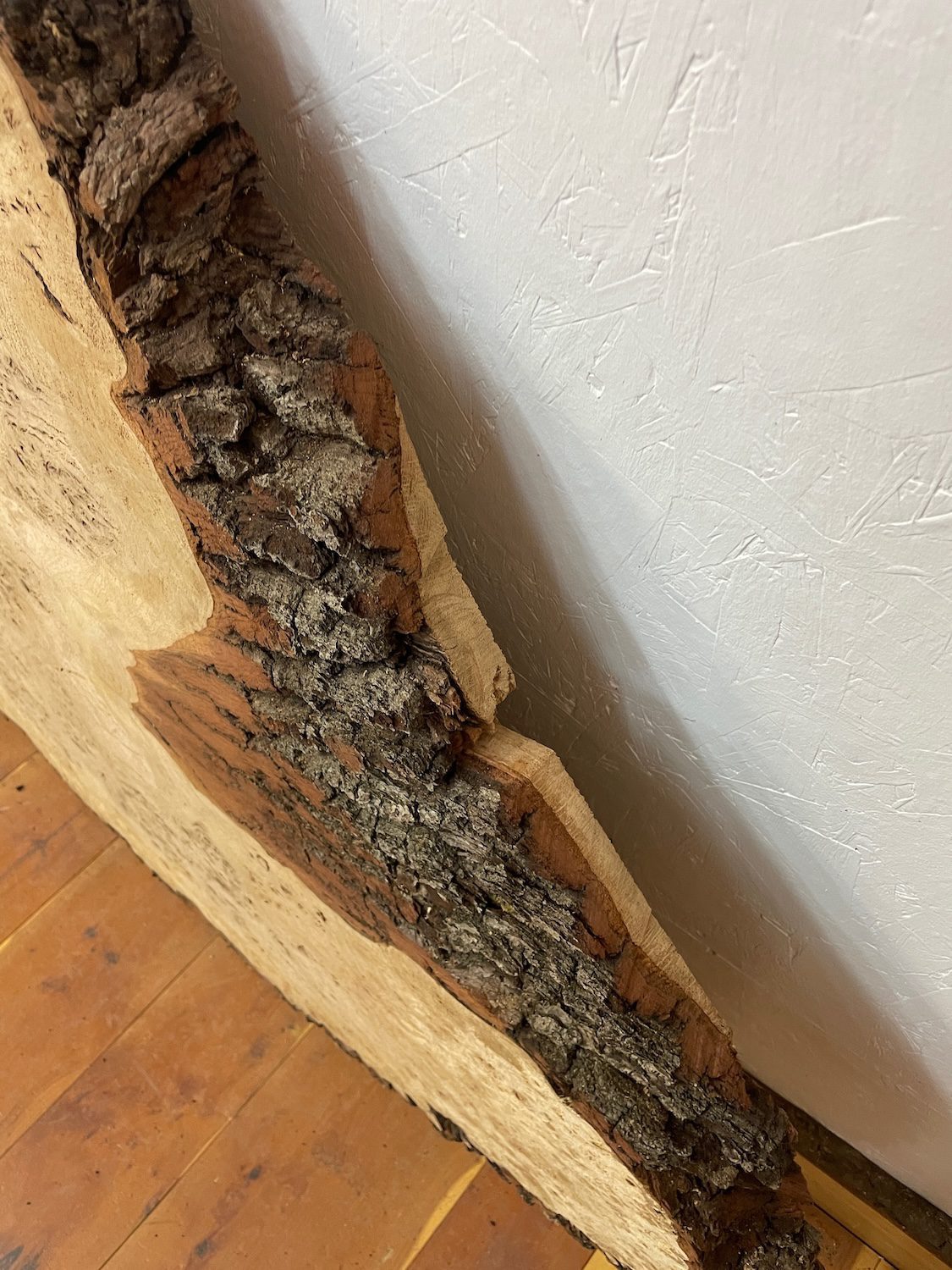 RIPPLE FIGURED BURR OAK Natural Waney Edge Slab Milled Finish Hardwood Board 1468A-3 Thickness 5cm Kiln Dried Seasoned Live Edge Coffee Tabletops Desks Wildwood Wallart - Image 16