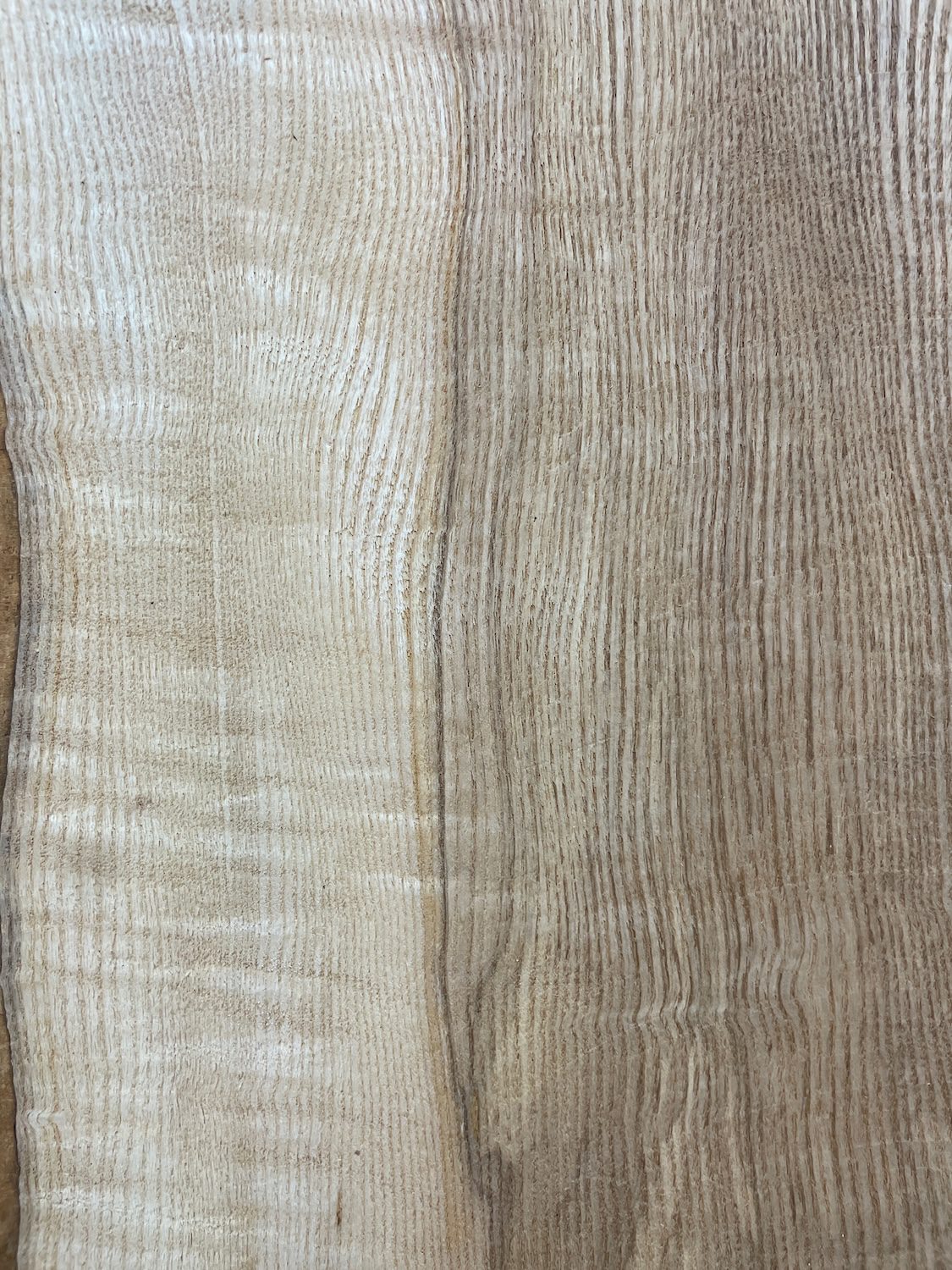 RIPPLE FIGURED OLIVE ASH Natural Waney Edge Slab Milled Finish Hardwood Board 1647A-11 Thickness 6cm Kiln Dried Seasoned Live Edge Desks Wildwood Dining Tabletops - Image 9