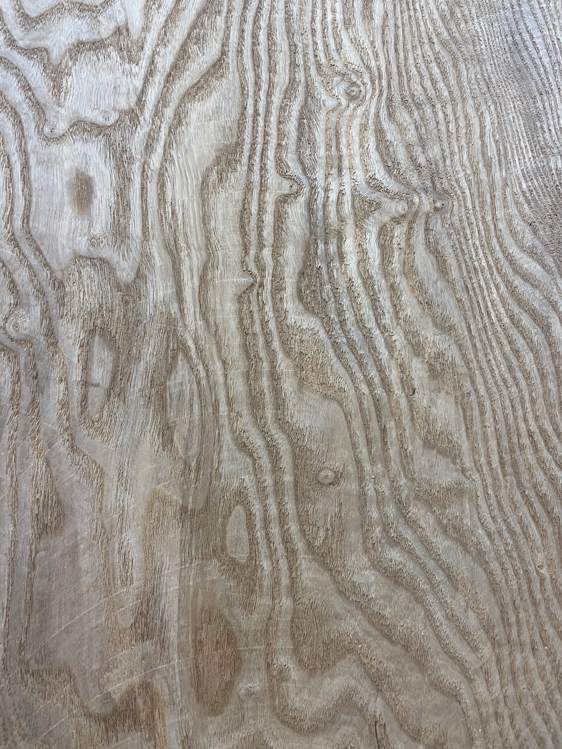 RIPPLE FIGURED OLIVE ASH Natural Waney Edge Slab Milled Finish Hardwood Board 1647A-11 Thickness 6cm Kiln Dried Seasoned Live Edge Desks Wildwood Dining Tabletops - Image 13