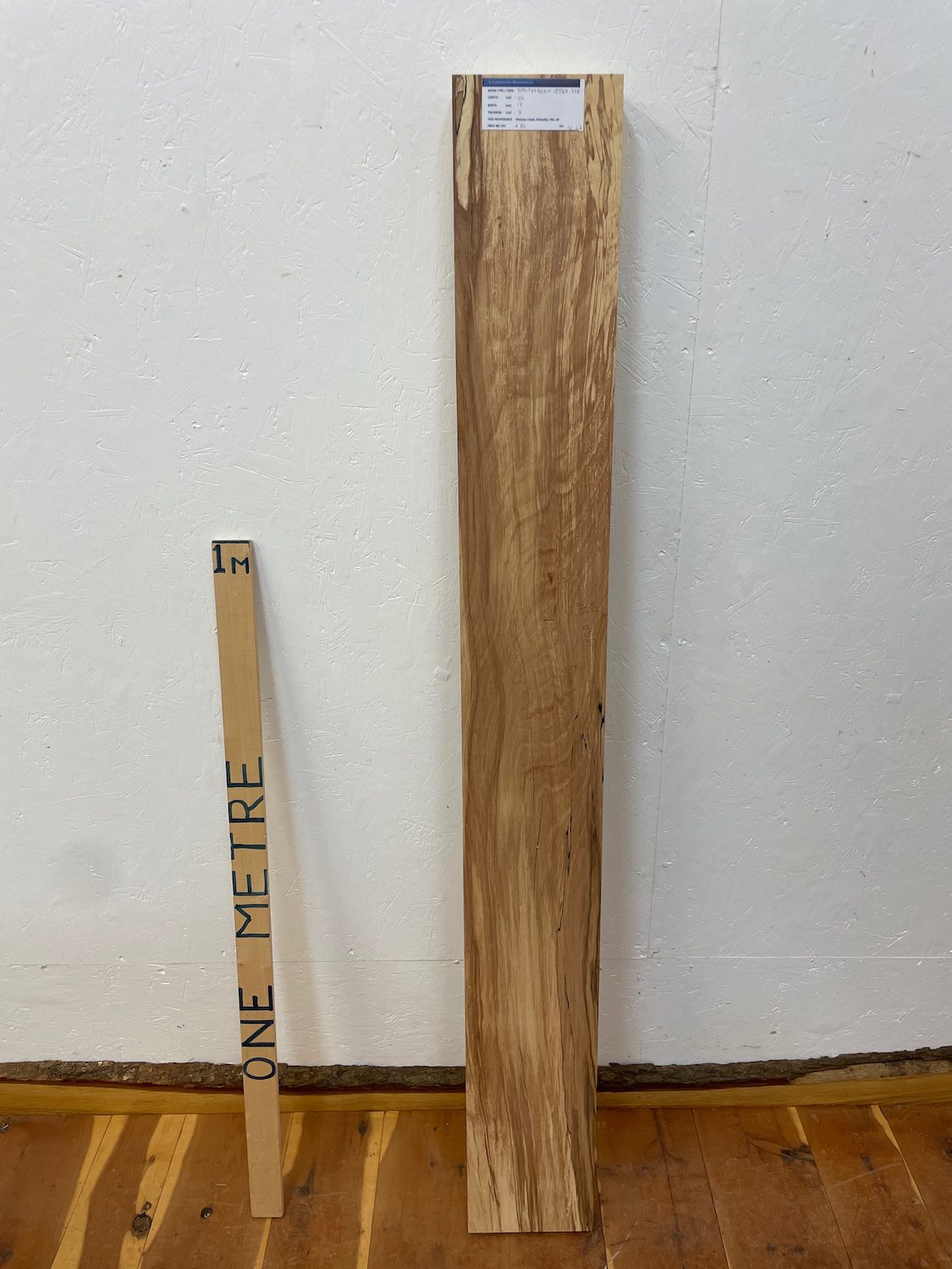 SPALTED BEECH PAR Planed All Round Square Edge Planed Finish Hardwood Board 1558A-33B Thickness 7cm Kiln Dried Desktop Seasoned Mantel Shelf Beam Furniture Making Offcut