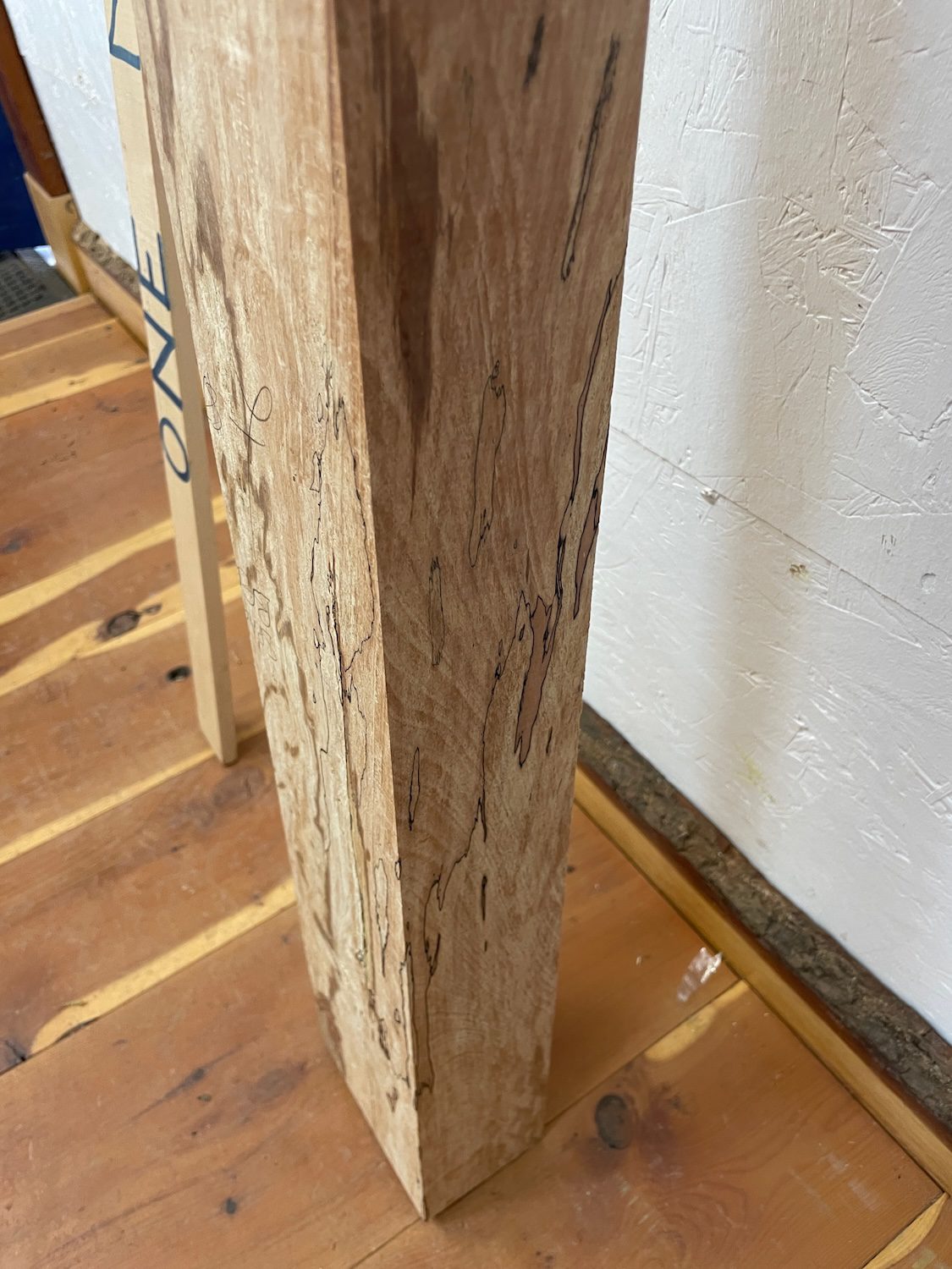 SPALTED BEECH PAR Planed All Round Square Edge Planed Finish Hardwood Board 1558A-7R Thickness 7cm Kiln Dried Desktop Seasoned Mantel Shelf Beam Furniture Making Offcut - Image 11