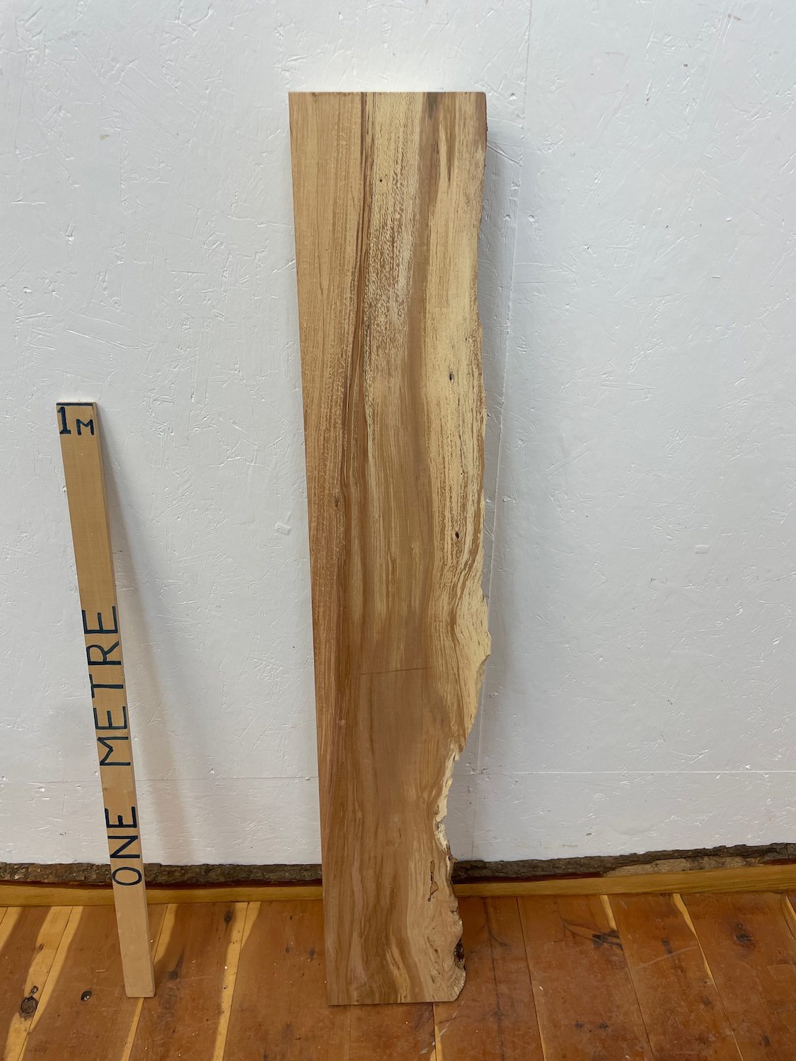 SPALTED BEECH Single Waney Edge Slab Planed Finish Hardwood Board 1558A-8 Thickness 6cm Kiln Dried Seasoned Live Edge Wildwood Shelves Fire Surrounds Mantels - Image 11