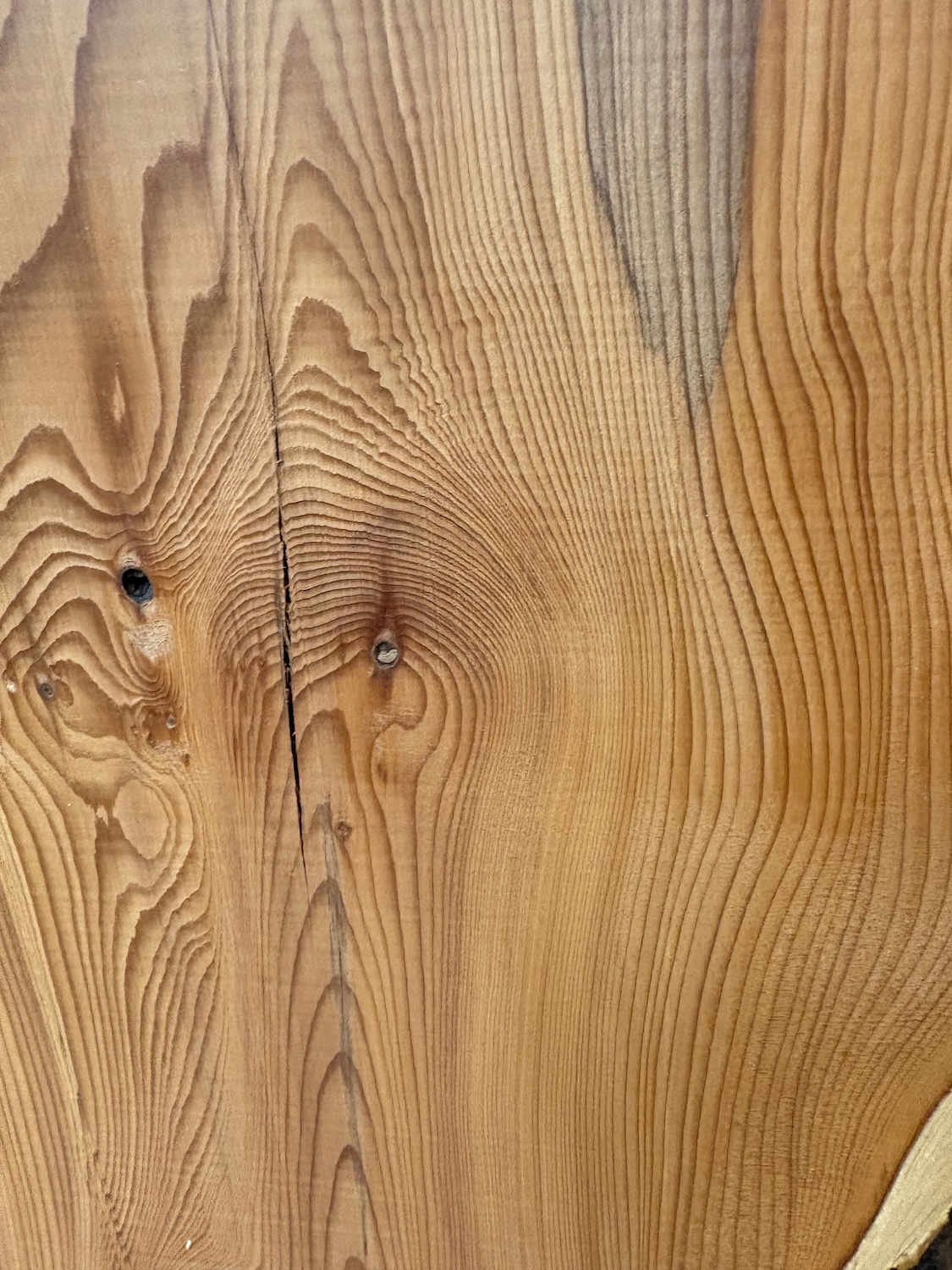 YEW Natural Waney Edge Slab Planed Finish Hardwood Board 1597-3 Thickness 5cm Kiln Dried Seasoned Live Edge Offcut - Image 5